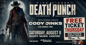 Five Finger Death Punch – Free Ticket Thursday thumbnail