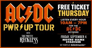 AC/DC Free Ticket Thursday thumbnail